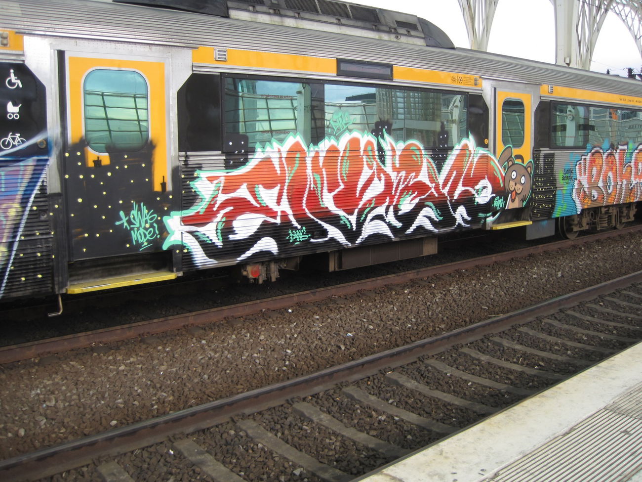 Graffiti Train - Photo by evil - DWS