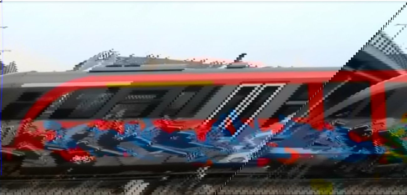 Graffiti Train - Photo by ewig - Racko, Leipzig, Utopisch