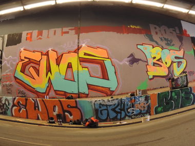 Graffiti Wall - Photo by ewosone (2014)