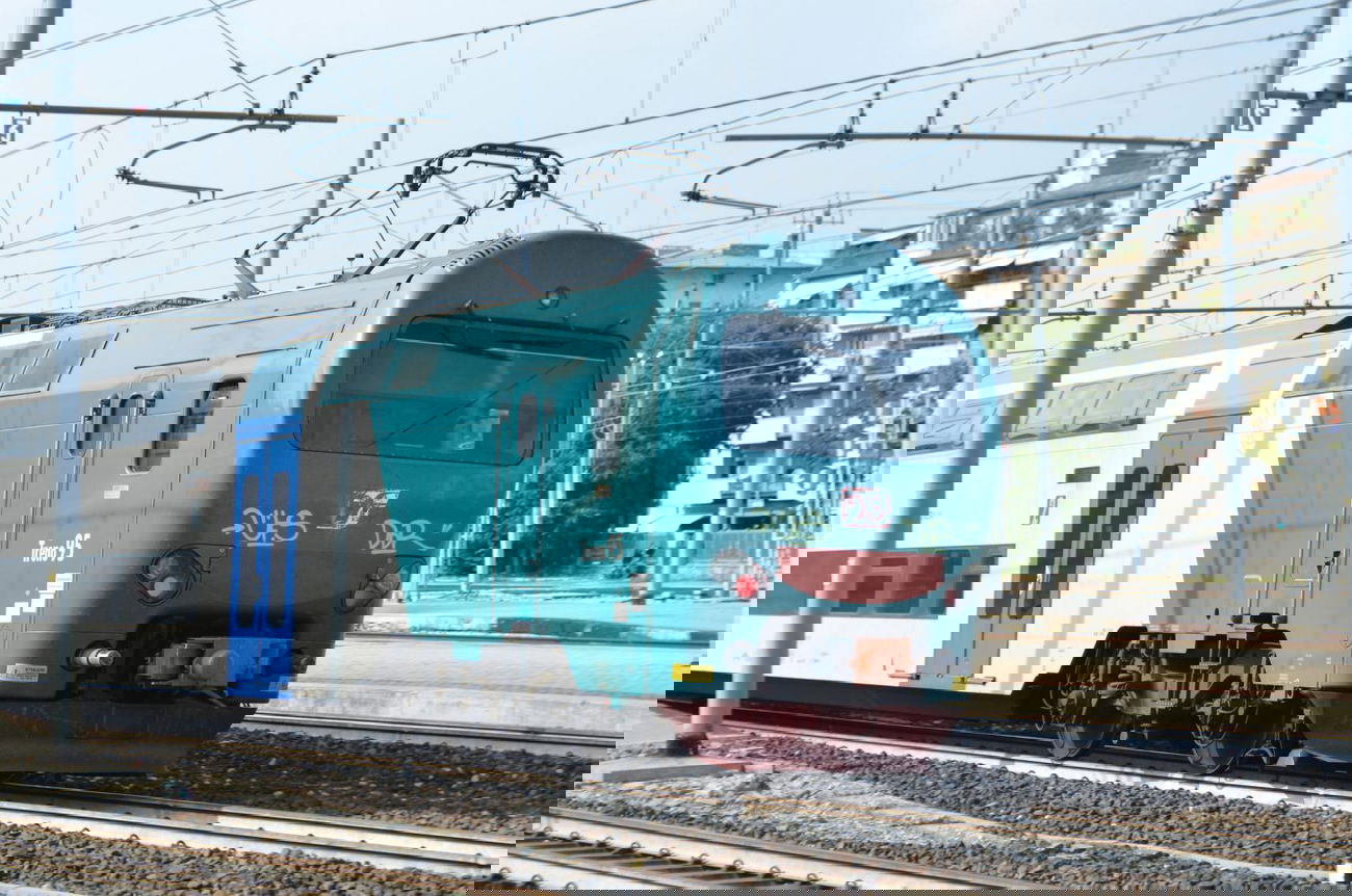 Graffiti Train - Photo by exBahner - train, üfs, ddr