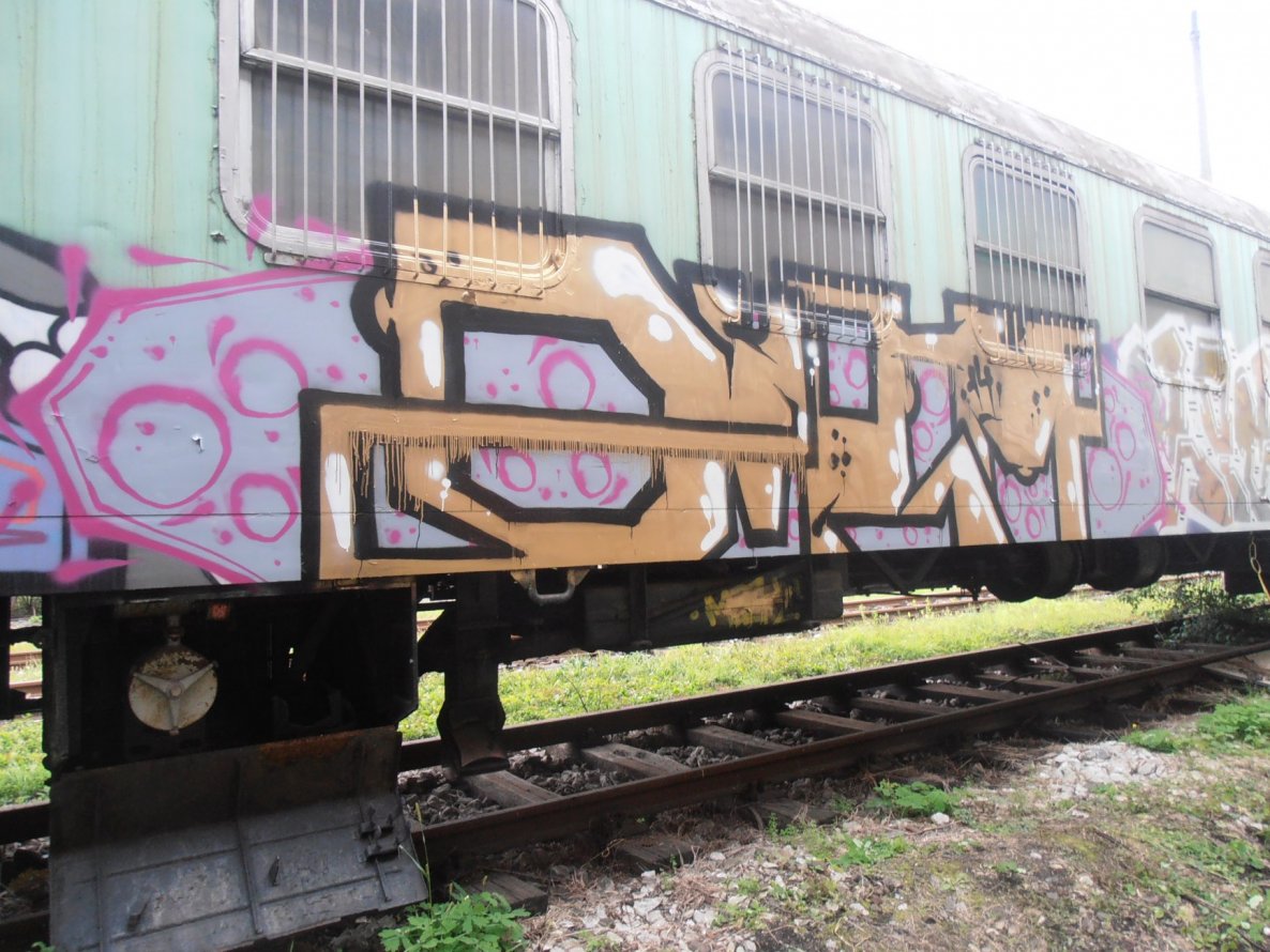 Graffiti Train - Photo by fakju (2014)
