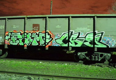 Graffiti Train - Photo by fam1 - fam1, crep (2013)