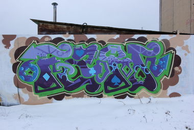 Graffiti Wall - Photo by fam1