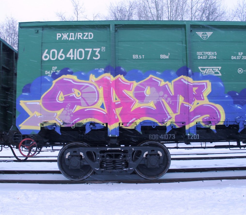 Graffiti Train - Photo by fam1 - fam (2015)