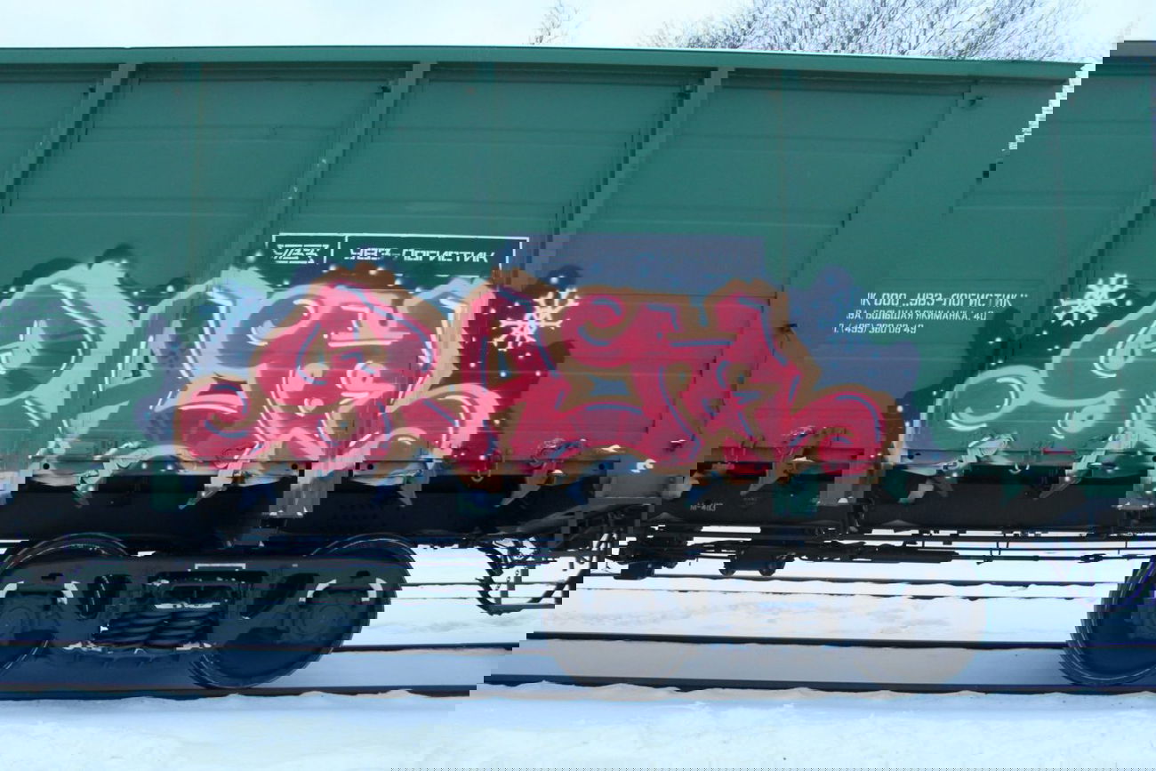 Graffiti Train - Photo by fam1