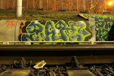 Graffiti Bombing - Photo by fam1