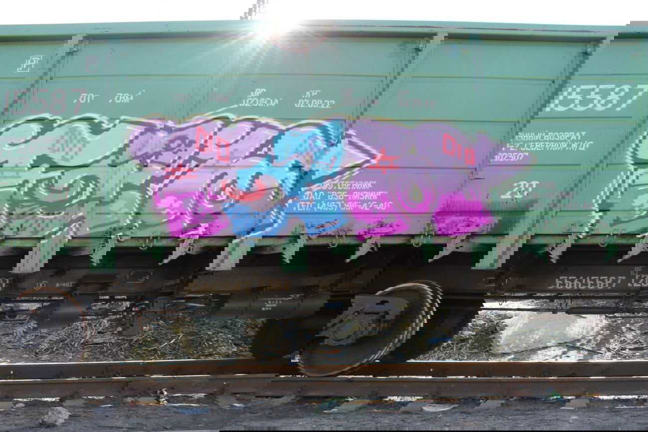 Graffiti Train - Photo by fam1