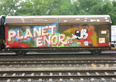 Graffiti Train in berlin - Photo by fappowt - freight, cargo, oldschool (2012)