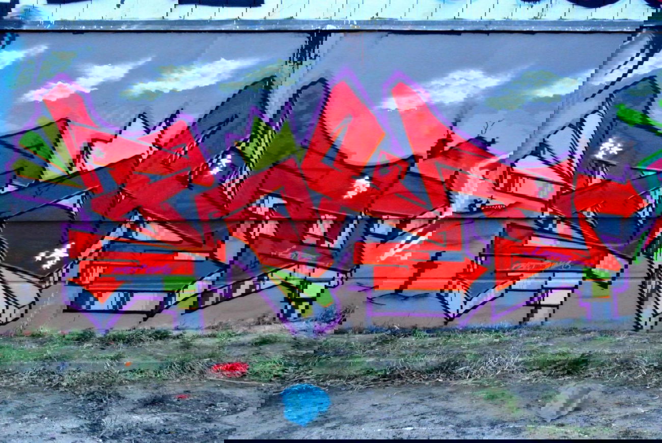 Graffiti Wall - Photo by farbfleck