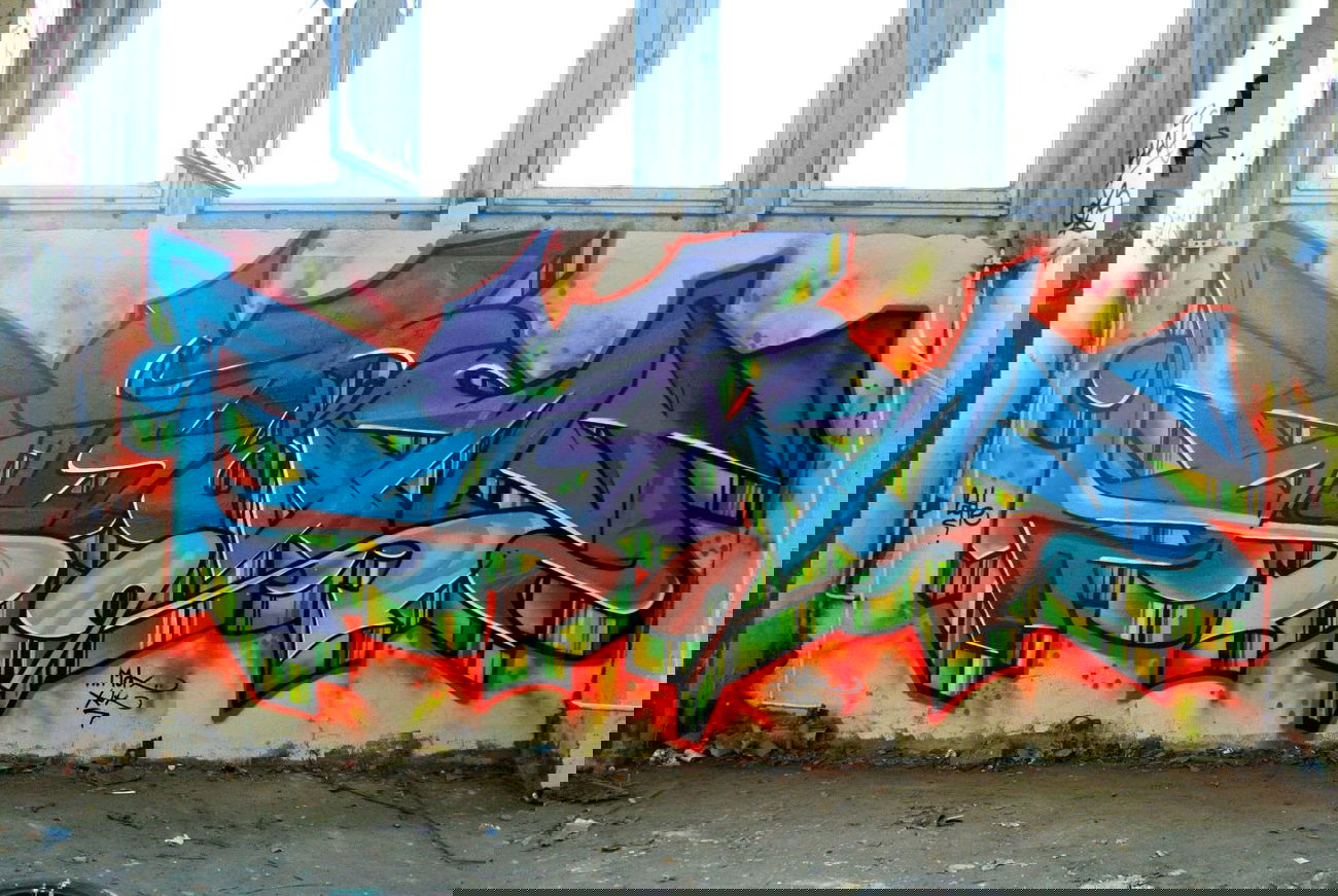 Graffiti Wall - Photo by farbfleck