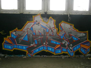 Graffiti Wall - Photo by farbfleck