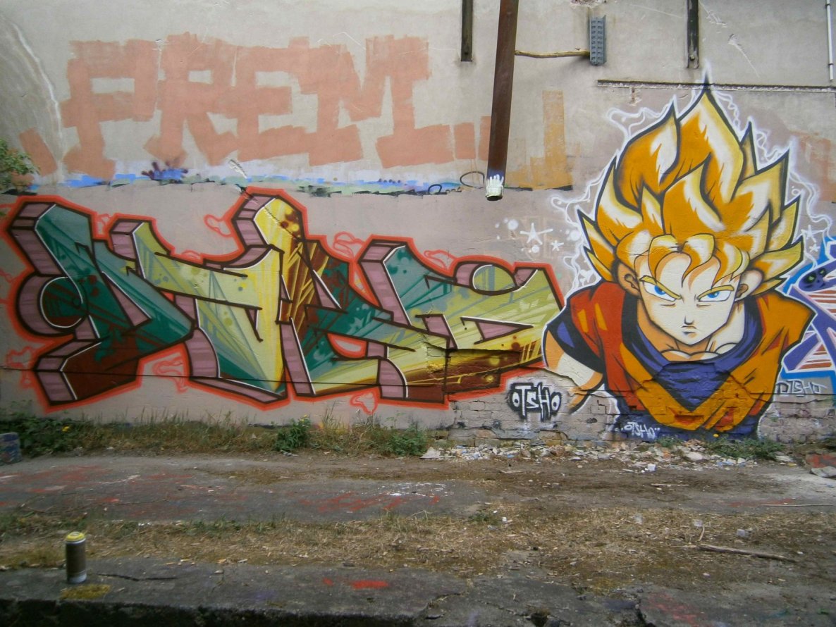 Graffiti Wall - Photo by farbfleck