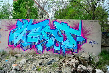 Graffiti Wall - Photo by farbfleck