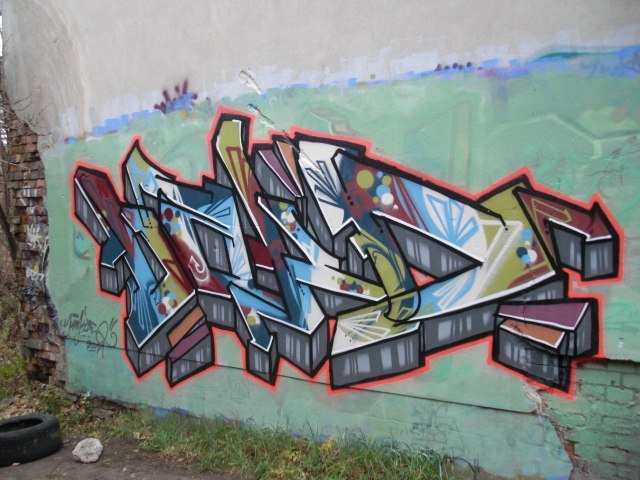 Graffiti Wall - Photo by farbfleck