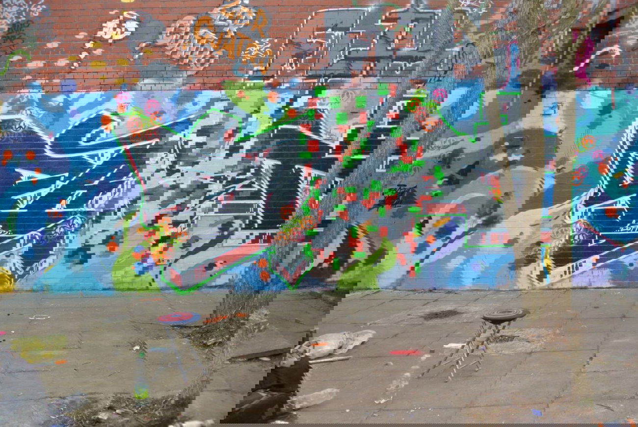 Graffiti Wall - Photo by farbfleck