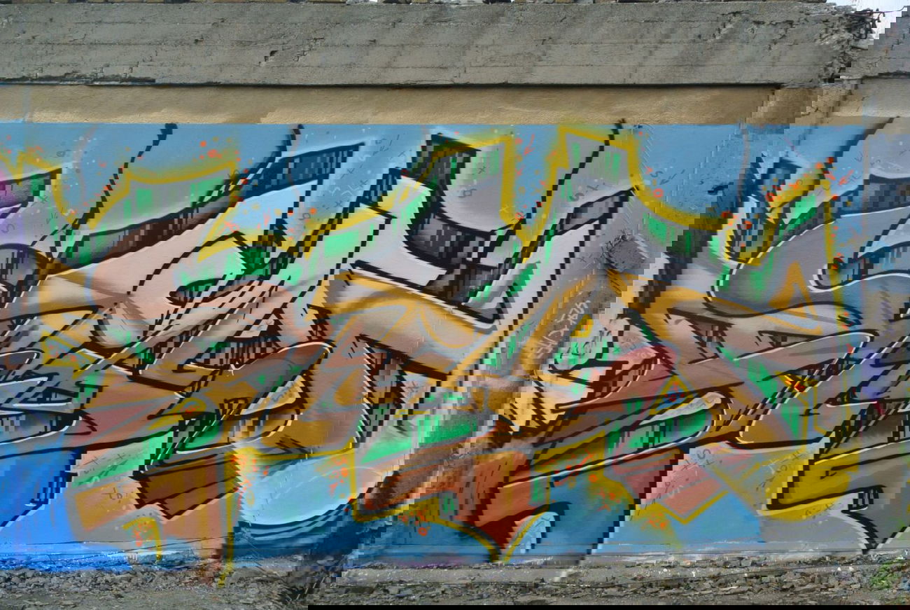 Graffiti Wall - Photo by farbfleck