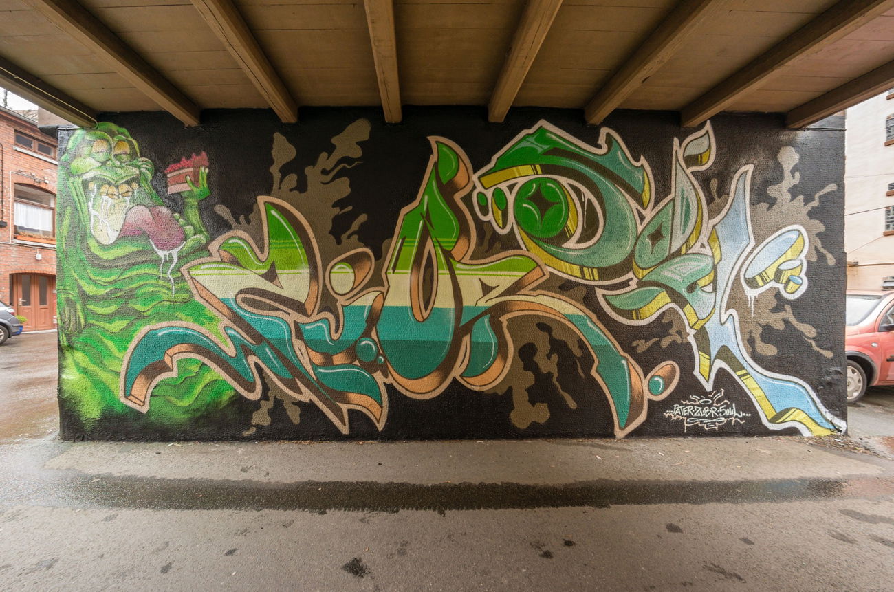 Graffiti Wall - Photo by farbschrift - hannover, mofaboys, pater (2016)