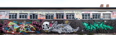 Graffiti Wall - Photo by farbschrift - pre, end, hamar (2011)
