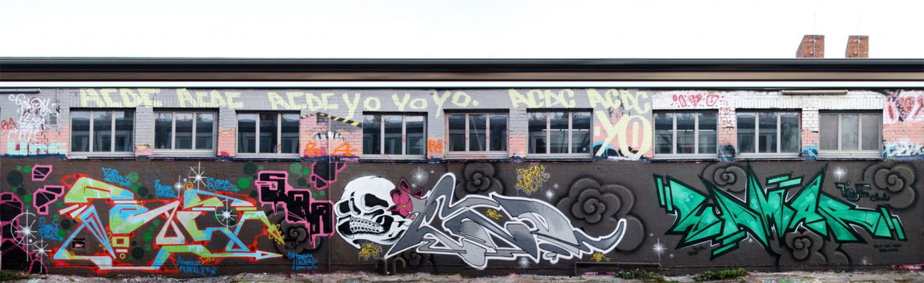 Graffiti Wall - Photo by farbschrift - pre, end, hamar (2011)