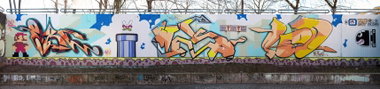 Graffiti Wall - Photo by farbschrift - pre, weka, red (2011)