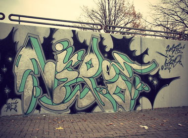 Graffiti Wall - Photo by farbschrift - niro, pre, pater (2012)