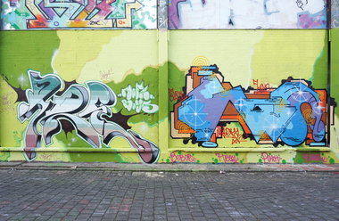 Graffiti Wall - Photo by farbschrift - pre, love, pater (2014)