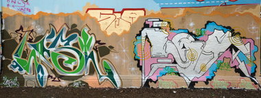 Graffiti Wall - Photo by farbschrift - lost, love, pater (2014)