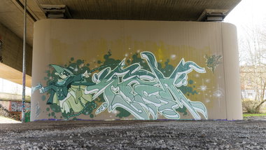 Graffiti Wall - Photo by farbschrift - efgh (2015)