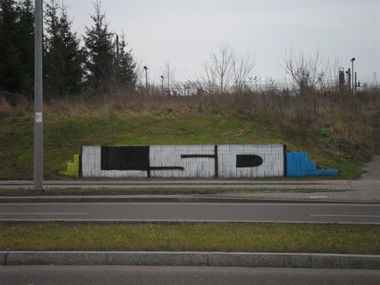 Graffiti Bombing in Bialystok - Photo by faryzeusz