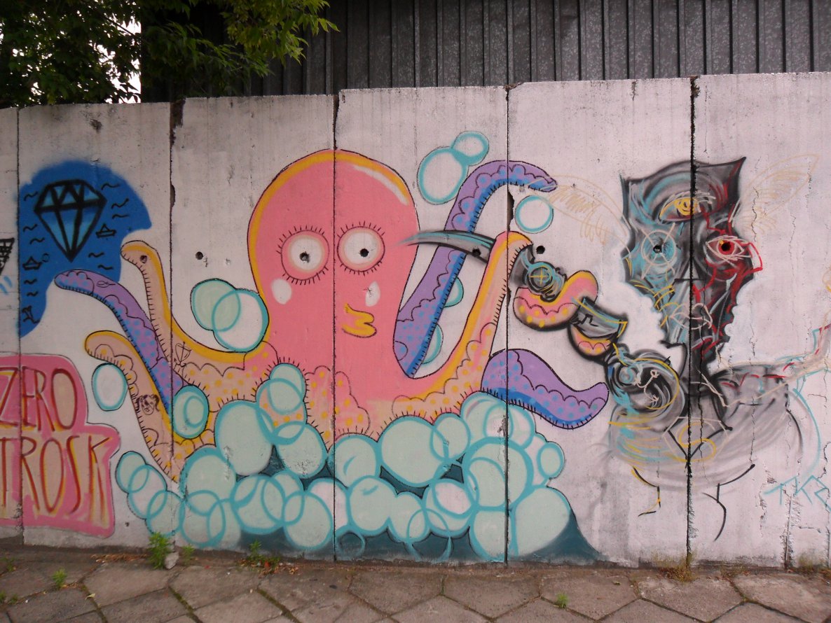 Graffiti Wall - Photo by faryzeusz