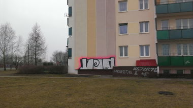 Graffiti Bombing in Jerusalem - Photo by faryzeusz