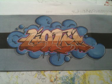 Graffiti Sketch - Photo by fester - Home, Copic, Sketch (2013)