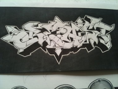 Graffiti Sketch - Photo by fester - Beast, Copic, Sketch (2012)