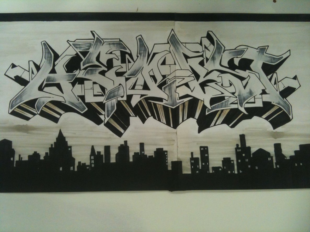 Graffiti Sketch - Photo by fester - herbst, sketch, battle