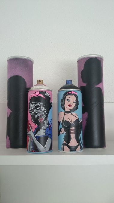 Graffiti Artwork - Photo by fester - Snow, White, Zombie (2014)