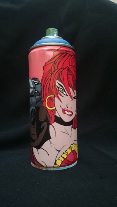 Graffiti Artwork - Photo by fester - Red, Monica, Cans (2014)