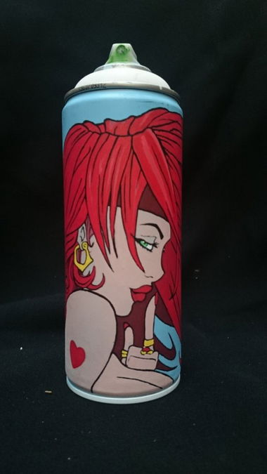 Graffiti Artwork - Photo by fester - Red, Monica, Cans (2014)