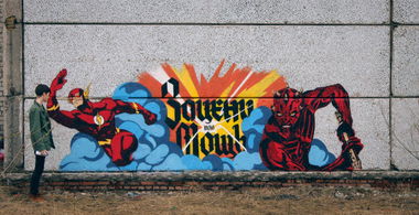 Graffiti Wall in blagoveshensk - Photo by fi