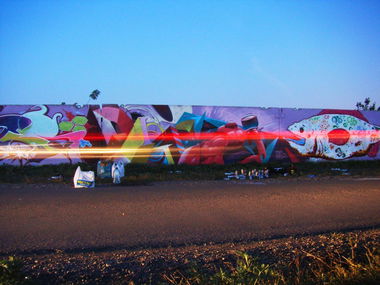 Graffiti Wall in Donetsk - Photo by fisher - ?????