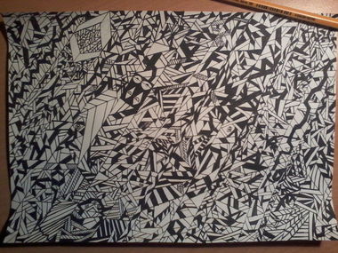 Graffiti Sketch in Tula - Photo by flom