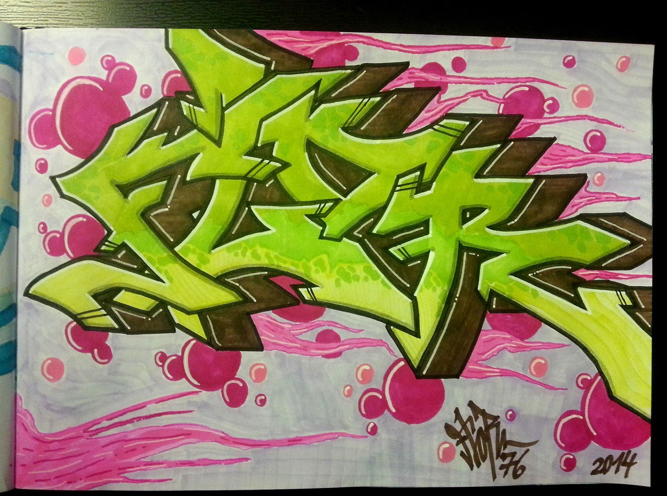 Graffiti Sketch - Photo by flor76 - flor76, sketch (2014)