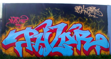 Graffiti Wall in Frankfurt - Photo by flor76 - Phlor76 (2012)