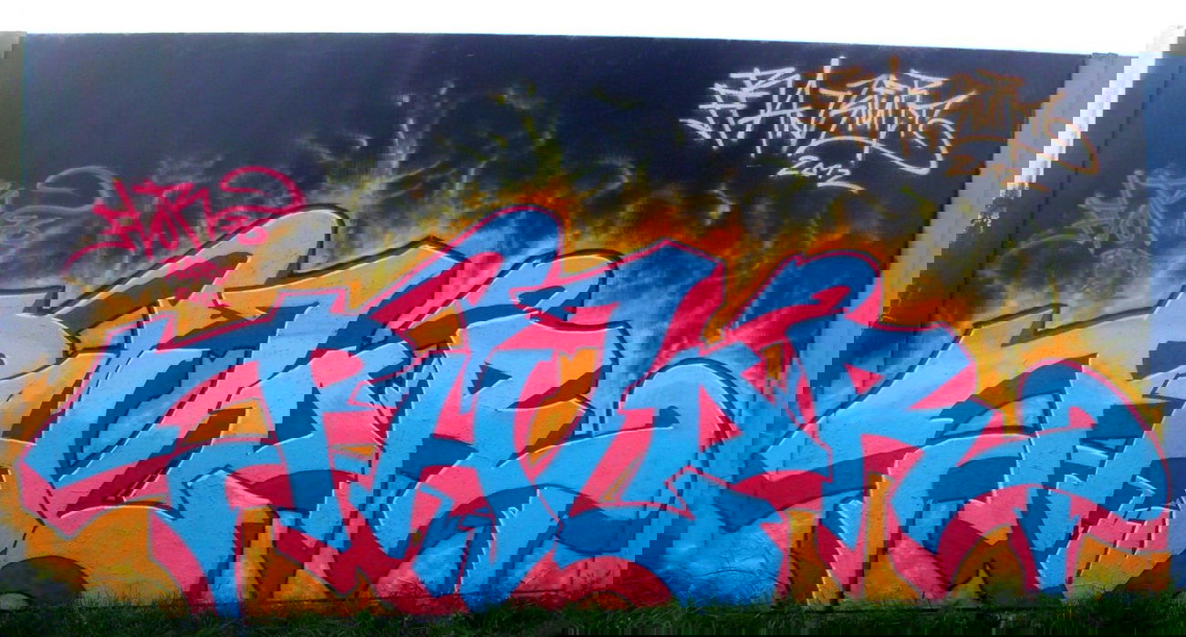 Graffiti Wall in Frankfurt - Photo by flor76 - Phlor76 (2012)