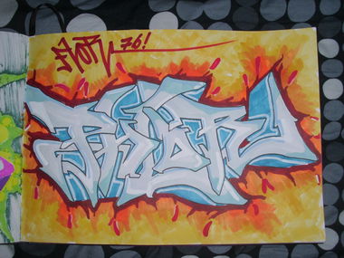 Graffiti Sketch in Frankfurt - Photo by flor76 - flor, flor76, phlor (2012)