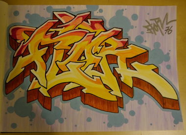 Graffiti Sketch - Photo by flor76 - flor, flor76 (2013)