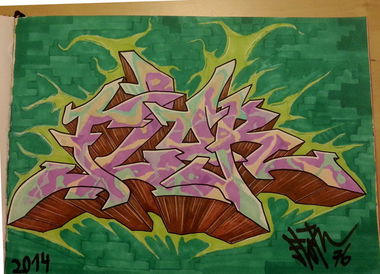 Graffiti Sketch - Photo by flor76 - flor, flor76 (2014)