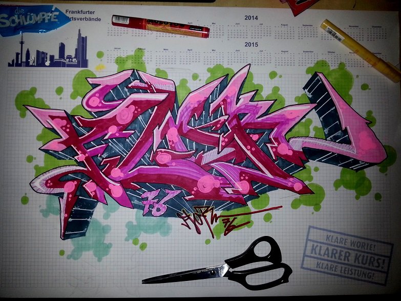 Graffiti Sketch - Photo by flor76 - Flor, Flor76 (2014)