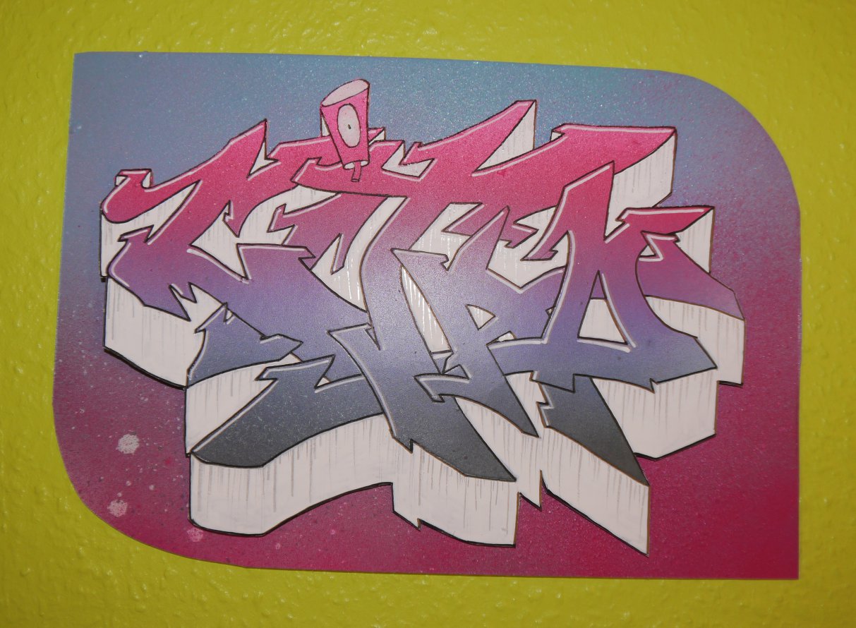 Graffiti Sketch - Photo by flor76 - citad, by, flor76 (2014)
