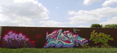 Graffiti Wall in Frankfurt - Photo by flor76 - flor, flor76 (2014)