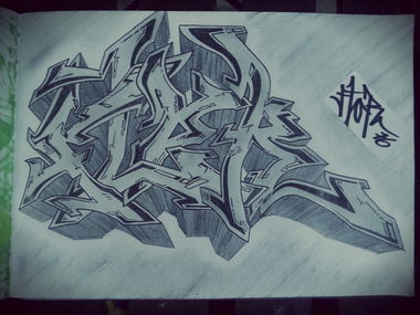Graffiti Sketch - Photo by flor76 - flor76 (2014)